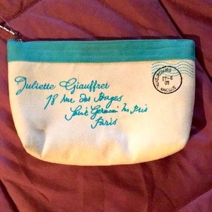 French letter NWT Make up bag